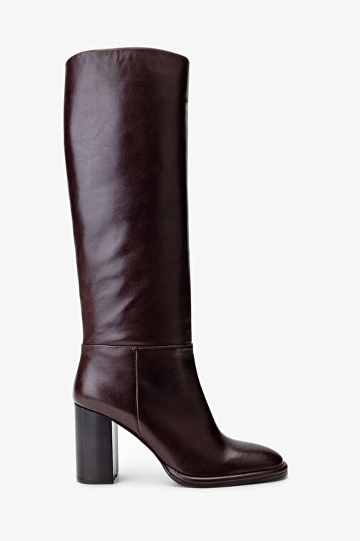 Valmenti Kadın Hakiki Deri Kahverengi Casual Çizme - Görsel 2