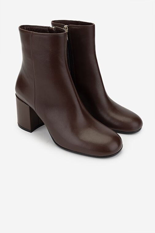 Valmenti Kadın Hakiki Deri Taba Deri Casual Bot - Görsel 3