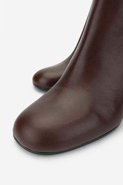 Valmenti Kadın Hakiki Deri Taba Deri Casual Bot - Görsel 4