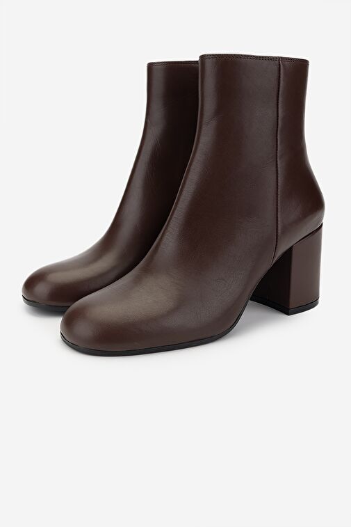 Valmenti Kadın Hakiki Deri Taba Deri Casual Bot - Görsel 6