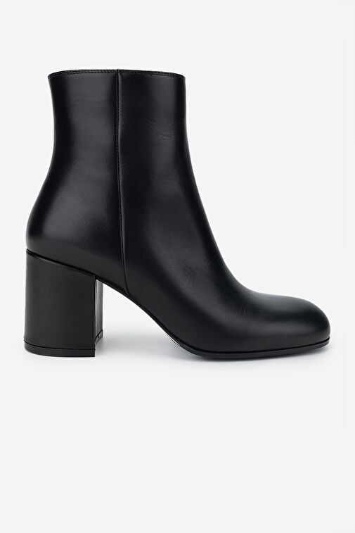 Valmenti Kadın Hakiki Deri Siyah Deri Casual Bot - Görsel 2