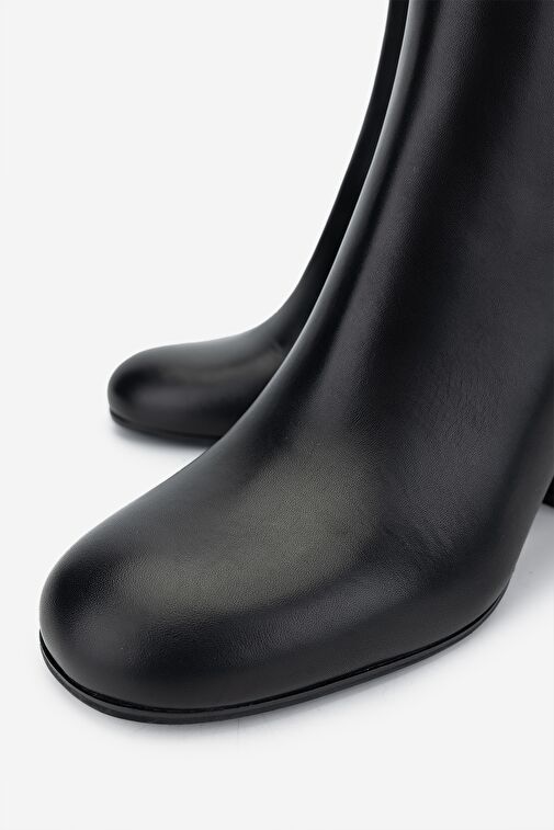 Valmenti Kadın Hakiki Deri Siyah Deri Casual Bot - Görsel 4