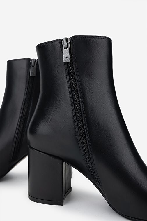 Valmenti Kadın Hakiki Deri Siyah Deri Casual Bot - Görsel 5