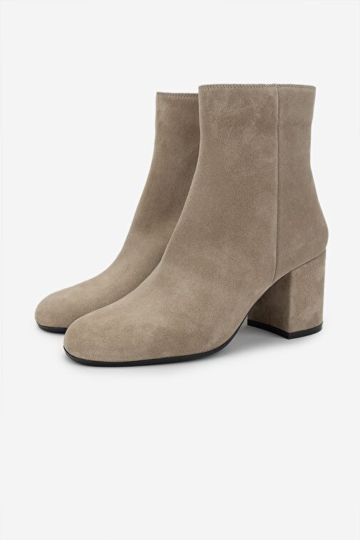 Valmenti Kadın Hakiki Deri Bej Süet Casual Bot - Görsel 7