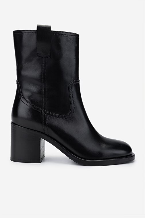 Valmenti Kadın Hakiki Deri Siyah Deri Casual Bot - Görsel 2