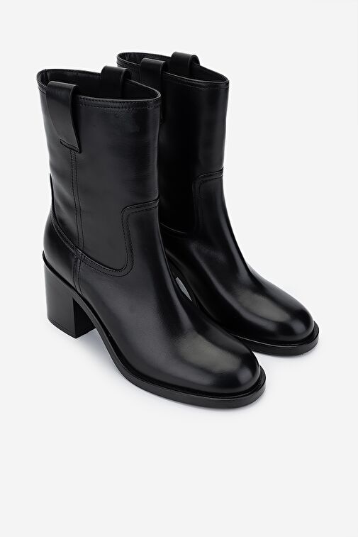 Valmenti Kadın Hakiki Deri Siyah Deri Casual Bot - Görsel 3