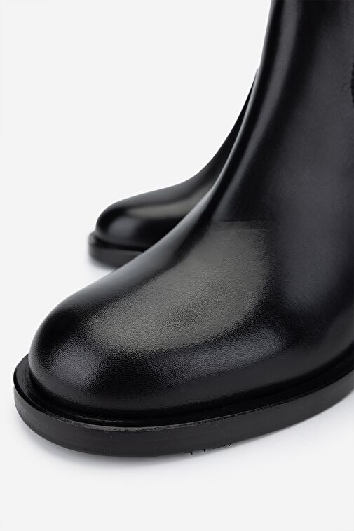 Valmenti Kadın Hakiki Deri Siyah Deri Casual Bot - Görsel 5