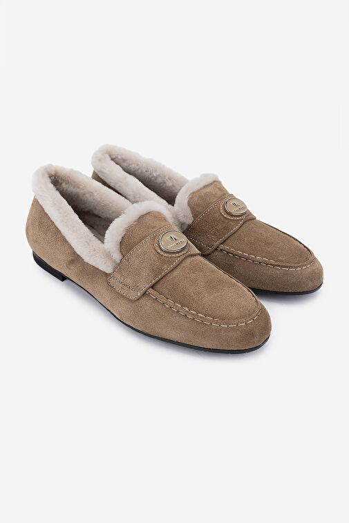 Valmenti Siyah Kadın Süet Loafer 1046 3426-1 BN AYK SK24-25 - Görsel 3