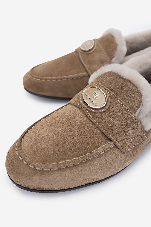 Valmenti Siyah Kadın Süet Loafer 1046 3426-1 BN AYK SK24-25 - Görsel 4