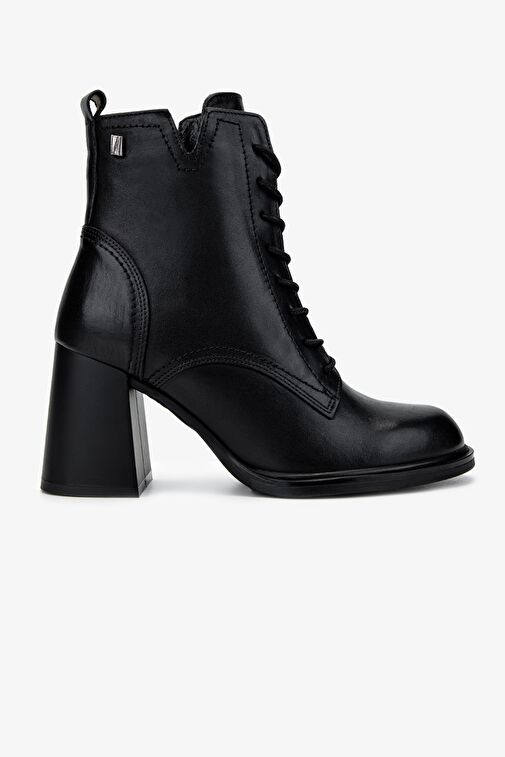 Valmenti Kadın Hakiki Deri Siyah Casual Bot - Görsel 2