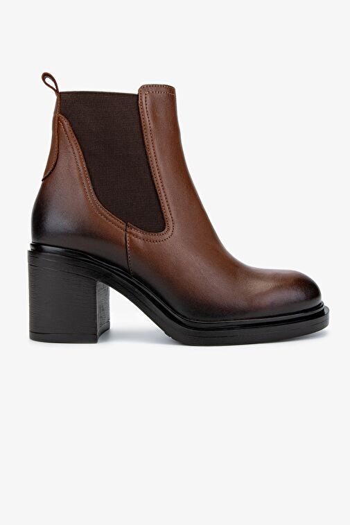 Valmenti Kadın Hakiki Deri Taba Deri Casual Bot - Görsel 2