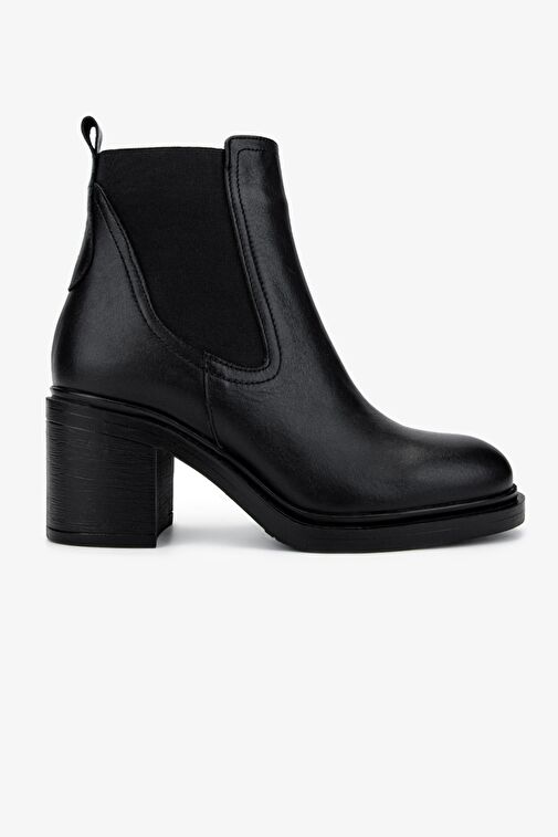 Valmenti Kadın Hakiki Deri Siyah Deri Casual Bot - Görsel 2