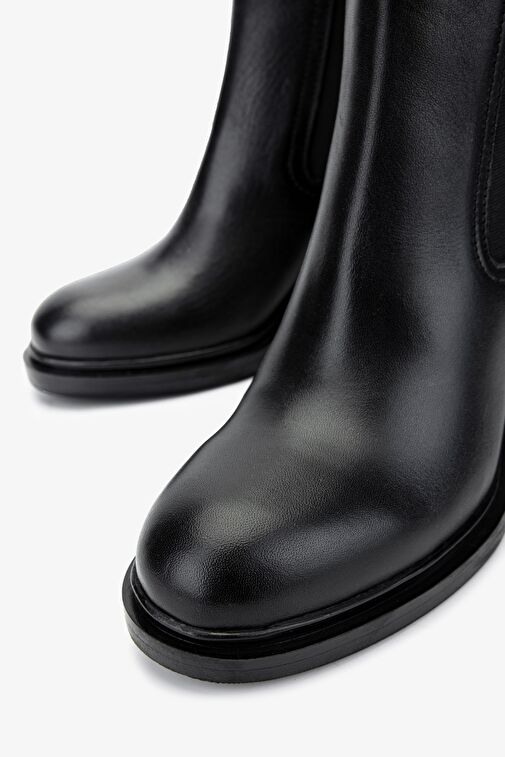 Valmenti Kadın Hakiki Deri Siyah Deri Casual Bot - Görsel 4