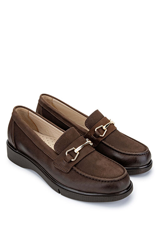 Tamer Tanca Siyah Kadın Deri Loafer 322 24073001 BN AYK SK24-25 - Görsel 3