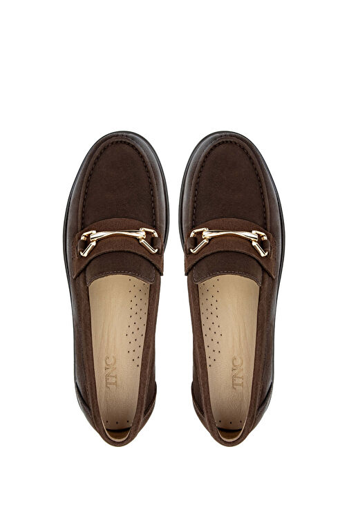 Tamer Tanca Siyah Kadın Deri Loafer 322 24073001 BN AYK SK24-25 - Görsel 4