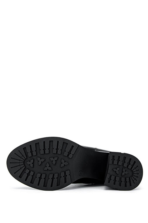 Tamer Tanca Kadın Hakiki Deri Siyah Deri Casual Bot - Görsel 4