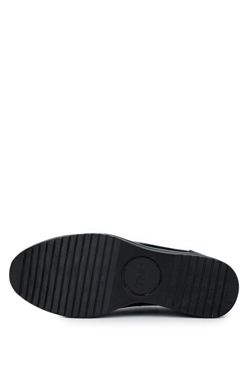 Tamer Tanca Kadın Hakiki Deri Siyah Rugan Casual Ayakkabı - Görsel 5