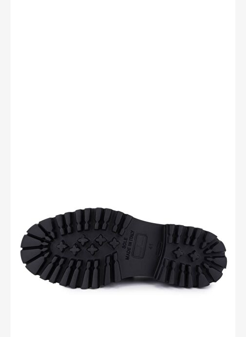 Tamer Tanca Erkek Hakiki Deri Bordo Loafer Ayakkabı - Görsel 5