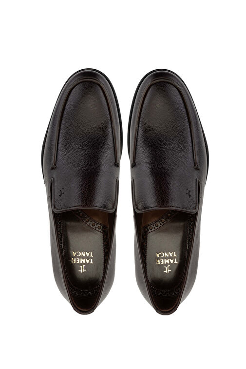 Tamer Tanca Siyah Erkek Deri Loafer 342 7358Y ERK AYK SK24-25 - Görsel 6
