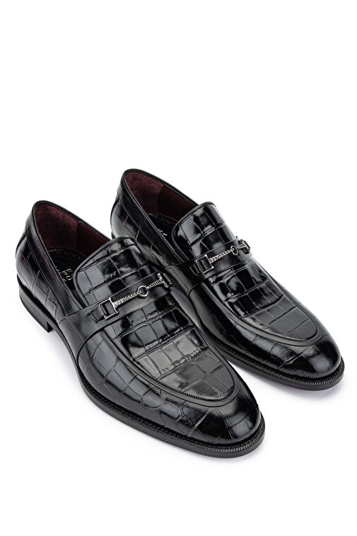 Tamer Tanca Siyah Erkek Deri Loafer 342 8999 ERK AYK SK24-25 - Görsel 3