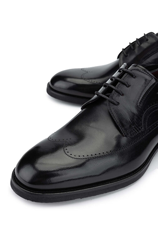 Tamer Tanca Tamer Tanca Siyah Kahverengi Erkek Deri Klasik Ayakkabı 342 8970 ERK AYK SK24-25 Boyner'de! Siyah - 4. görsel