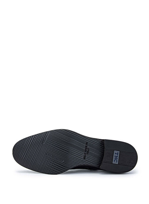 Tamer Tanca Erkek Hakiki Deri Siyah Klasik Bot - Görsel 4