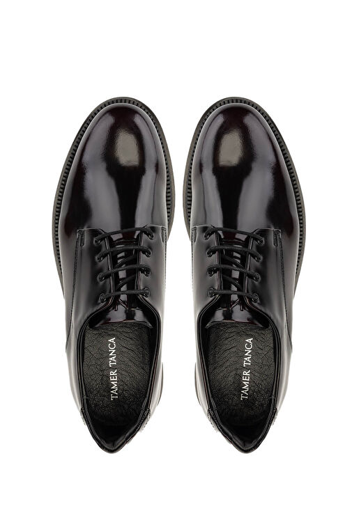 Tamer Tanca Erkek Hakiki Deri Bordo Casual Ayakkabı - Görsel 6