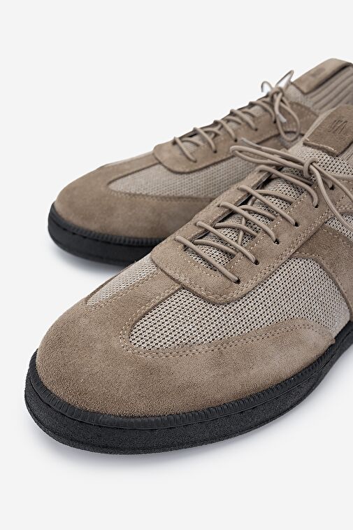 Valmenti Erkek Deri & Tekstil Vizon Sneakers & Spor Ayakkabı - Görsel 4