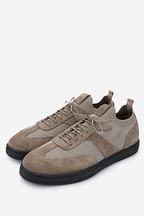 Valmenti Erkek Deri & Tekstil Vizon Sneakers & Spor Ayakkabı - Görsel 6