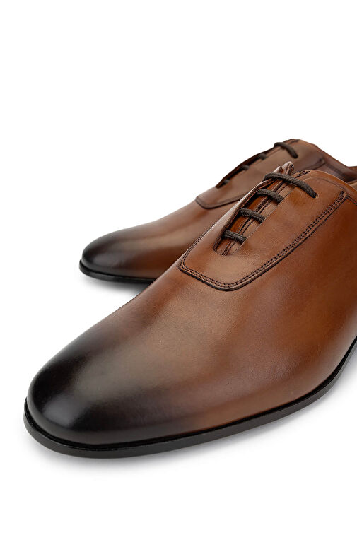 Tamer Tanca Erkek Hakiki Deri Taba Klasik Ayakkabı - Görsel 4