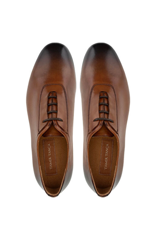 Tamer Tanca Erkek Hakiki Deri Taba Klasik Ayakkabı - Görsel 6