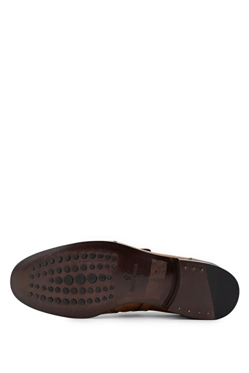 Tamer Tanca Erkek Hakiki Deri Taba Loafer Ayakkabı - Görsel 5