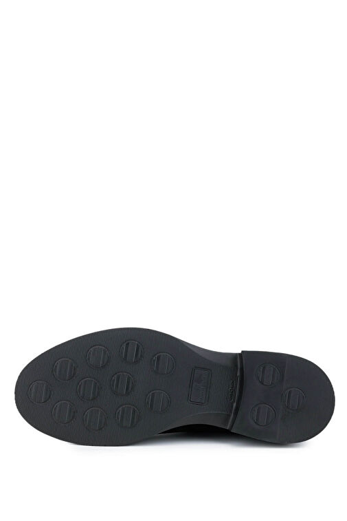 Tamer Tanca Erkek Hakiki Deri Siyah Süet Casual Bot - Görsel 5