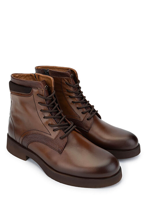 Tamer Tanca Erkek Hakiki Deri Taba Deri Casual Bot - Görsel 3