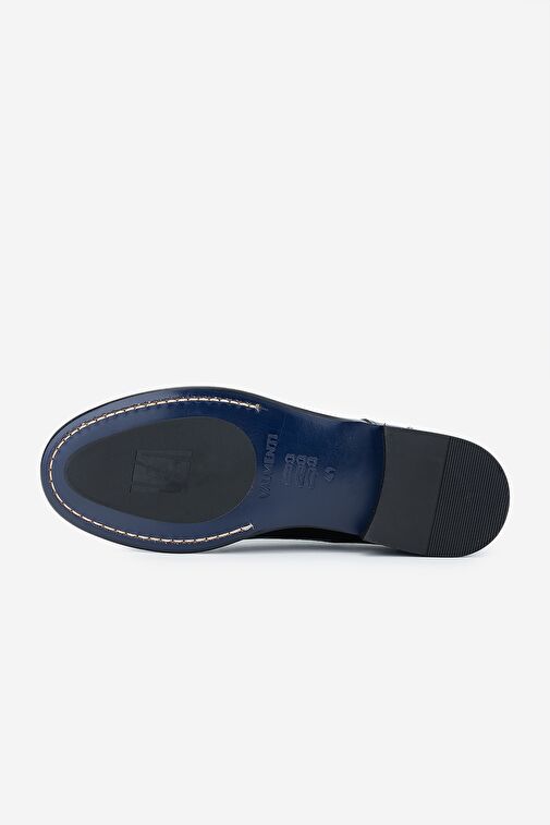 Valmenti Erkek Hakiki Deri Siyah Klasik Ayakkabı - Görsel 5