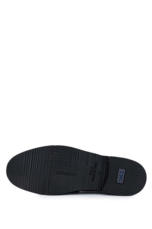 Tamer Tanca Erkek Hakiki Deri Siyah Loafer Ayakkabı - Görsel 5