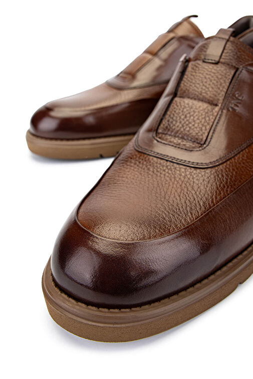 Tamer Tanca Erkek Hakiki Deri Taba Casual Ayakkabı - Görsel 5