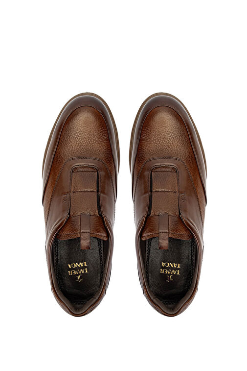 Tamer Tanca Erkek Hakiki Deri Taba Casual Ayakkabı - Görsel 6