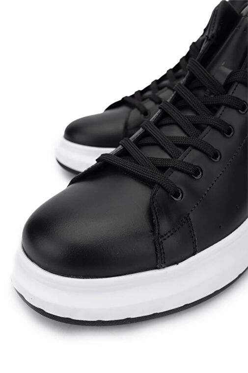 Tamer Tanca Erkek Hakiki Deri Siyah Bot Ayakkabı - Görsel 4