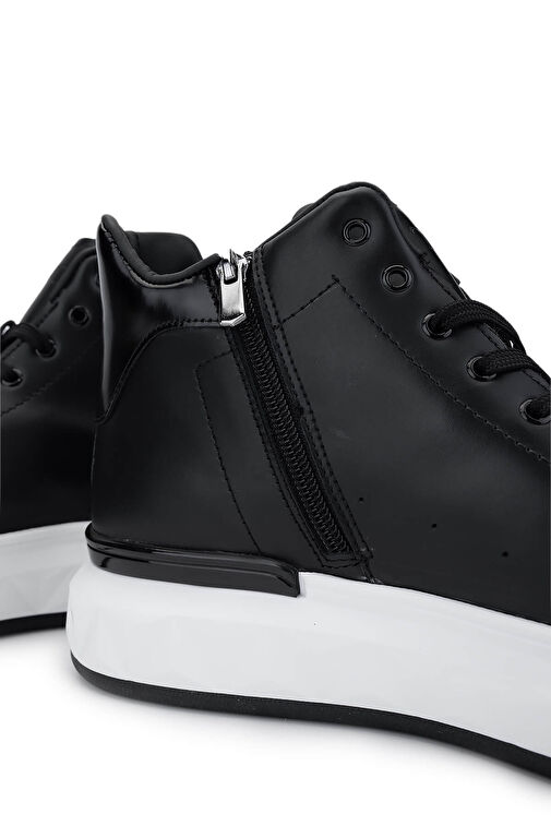 Tamer Tanca Erkek Hakiki Deri Siyah Bot Ayakkabı - Görsel 5