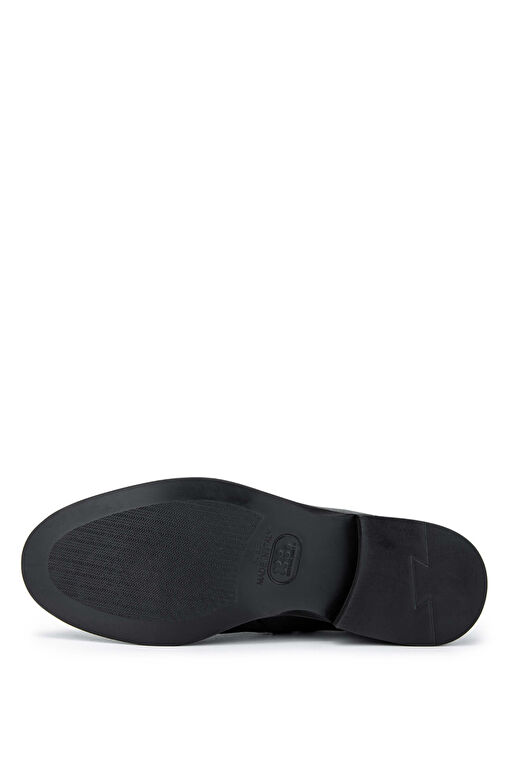 Tamer Tanca Erkek Hakiki Deri Siyah Bot Ayakkabı - Görsel 4