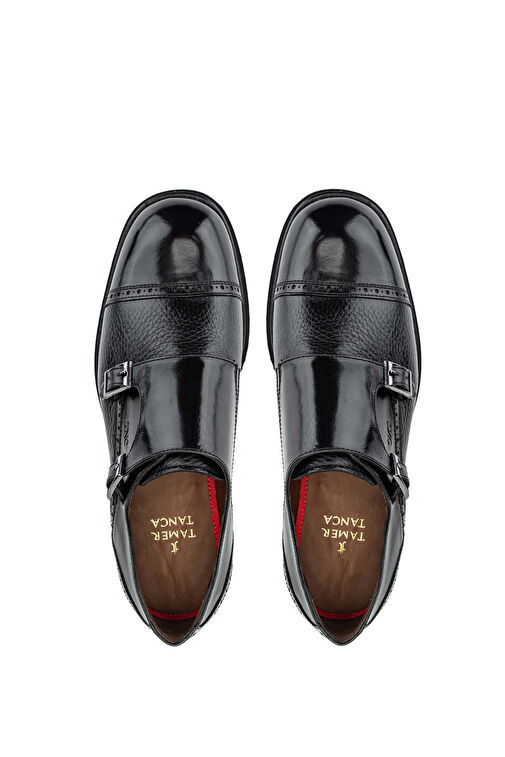 Tamer Tanca Siyah Erkek Deri Günlük Ayakkabı 477 65404 ERK AYK SK24-25 - Görsel 6