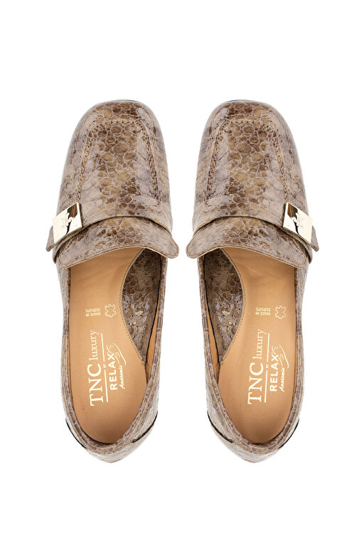 Relax Anatomic Kadın Hakiki Deri Taupe Comfort Ayakkabı - Görsel 6