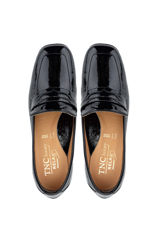 Relax Anatomic Bordo Kadın Rugan Topuklu Ayakkabı 611 E3607-03 BN AYK SK24/25 - Görsel 6