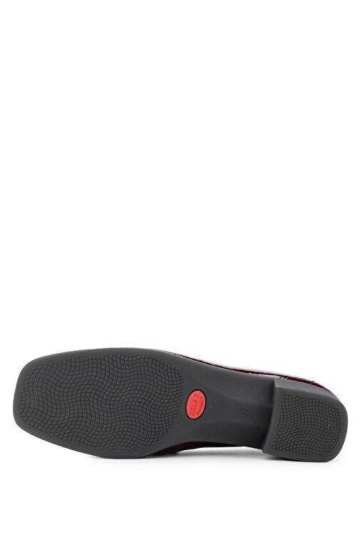 Relax Anatomic Kadın Hakiki Deri Bordo Comfort Ayakkabı - Görsel 5