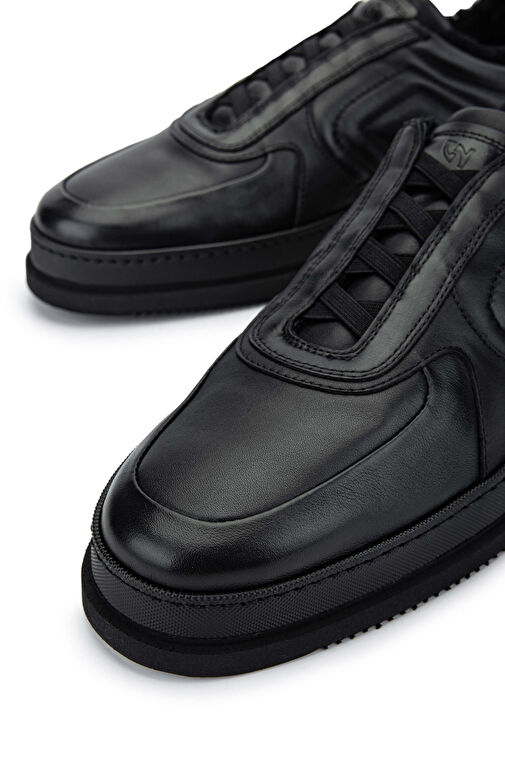 Giampiero Nicola Siyah Erkek Deri Günlük Ayakkabı 664 401111A ERK AYK SK24-25 - Görsel 5