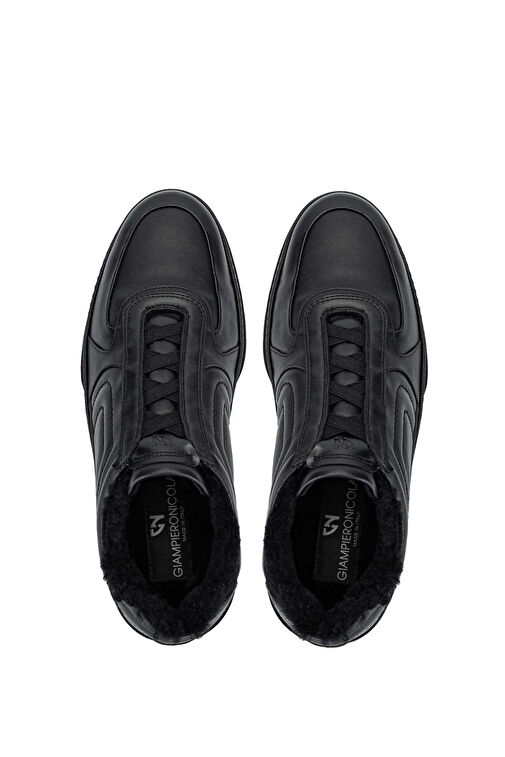 Giampiero Nicola Siyah Erkek Deri Günlük Ayakkabı 664 401111A ERK AYK SK24-25 - Görsel 6