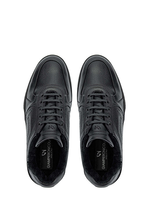 Giampiero Nicola Siyah Erkek Deri Günlük Ayakkabı 664 401110A ERK AYK SK24-25 - Görsel 6