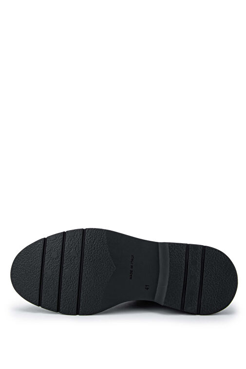 Giampiero Nicola Siyah Erkek Deri - Kumaş Günlük Ayakkabı 664 K43661A ERK AYK SK24-25 - Görsel 4