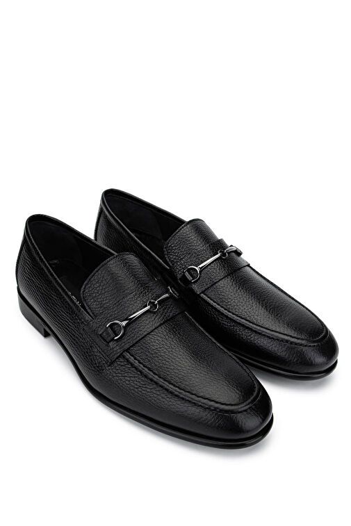 Tamer Tanca Siyah Erkek Deri Loafer 01 2228 ERK AYK SK24-25 - Görsel 3